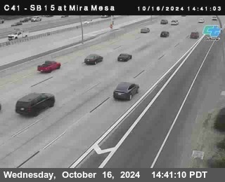 NB 15 at Mira Mesa Blvd