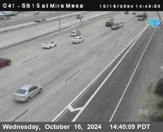 NB 15 at Mira Mesa Blvd