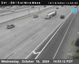 NB 15 at Mira Mesa Blvd