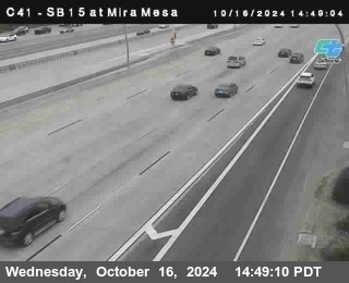 NB 15 at Mira Mesa Blvd