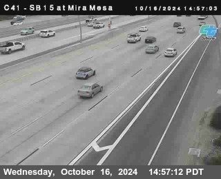 NB 15 at Mira Mesa Blvd