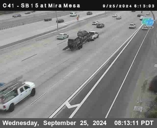 NB 15 at Mira Mesa Blvd