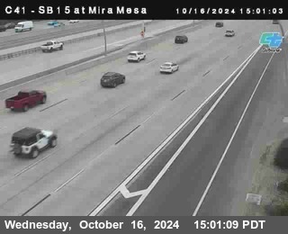 NB 15 at Mira Mesa Blvd