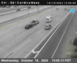 NB 15 at Mira Mesa Blvd