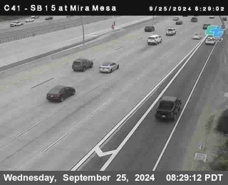 NB 15 at Mira Mesa Blvd