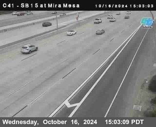 NB 15 at Mira Mesa Blvd