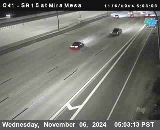 NB 15 at Mira Mesa Blvd