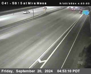 NB 15 at Mira Mesa Blvd