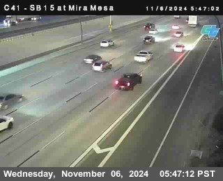 NB 15 at Mira Mesa Blvd