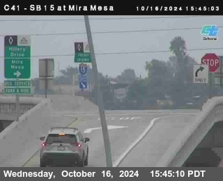 NB 15 at Mira Mesa Blvd