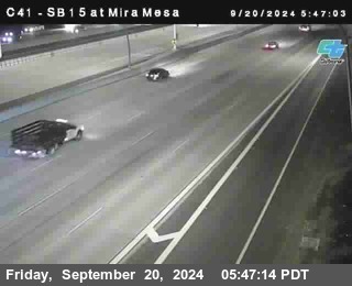 NB 15 at Mira Mesa Blvd