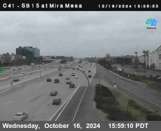 NB 15 at Mira Mesa Blvd