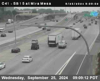 NB 15 at Mira Mesa Blvd