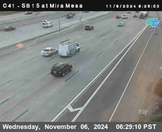 NB 15 at Mira Mesa Blvd