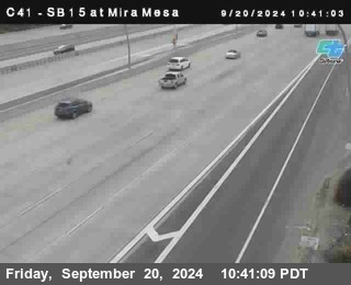 NB 15 at Mira Mesa Blvd