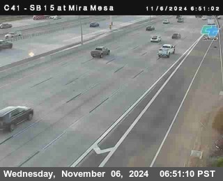 NB 15 at Mira Mesa Blvd