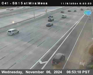 NB 15 at Mira Mesa Blvd