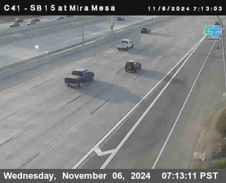 NB 15 at Mira Mesa Blvd