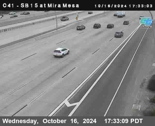 NB 15 at Mira Mesa Blvd