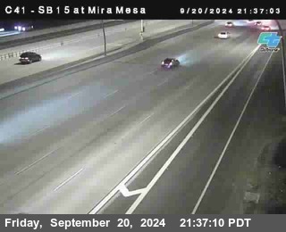 NB 15 at Mira Mesa Blvd