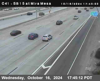 NB 15 at Mira Mesa Blvd