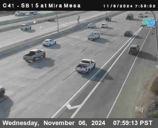 NB 15 at Mira Mesa Blvd