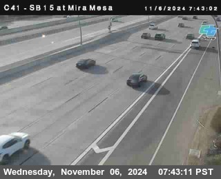 NB 15 at Mira Mesa Blvd