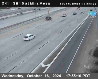 NB 15 at Mira Mesa Blvd