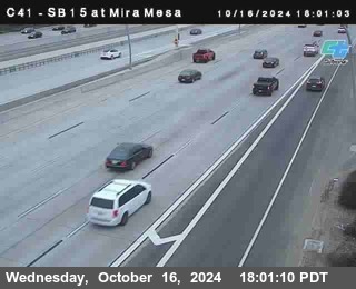 NB 15 at Mira Mesa Blvd