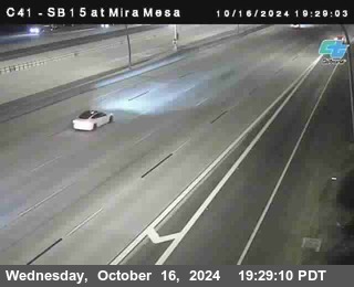 NB 15 at Mira Mesa Blvd