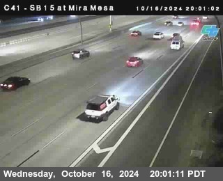 NB 15 at Mira Mesa Blvd