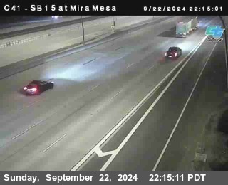 NB 15 at Mira Mesa Blvd