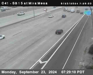 NB 15 at Mira Mesa Blvd