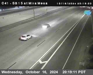 NB 15 at Mira Mesa Blvd