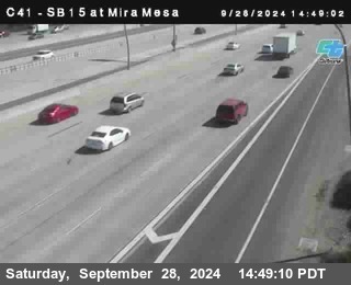 NB 15 at Mira Mesa Blvd