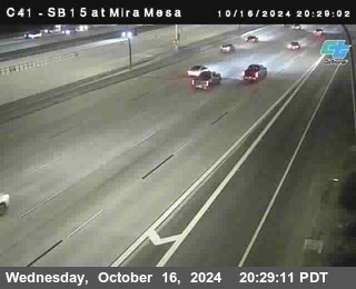 NB 15 at Mira Mesa Blvd