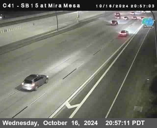 NB 15 at Mira Mesa Blvd