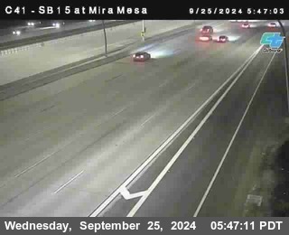 NB 15 at Mira Mesa Blvd