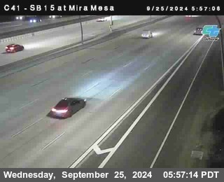 NB 15 at Mira Mesa Blvd