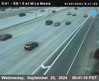 NB 15 at Mira Mesa Blvd