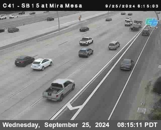 NB 15 at Mira Mesa Blvd