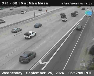 NB 15 at Mira Mesa Blvd