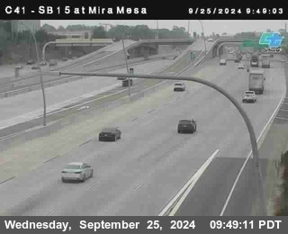 NB 15 at Mira Mesa Blvd