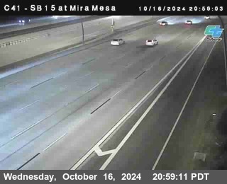 NB 15 at Mira Mesa Blvd