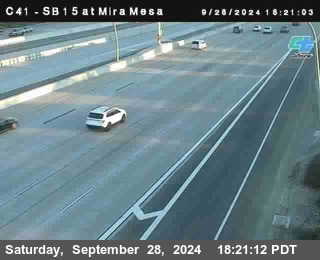 NB 15 at Mira Mesa Blvd