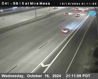 NB 15 at Mira Mesa Blvd