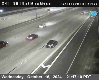 NB 15 at Mira Mesa Blvd