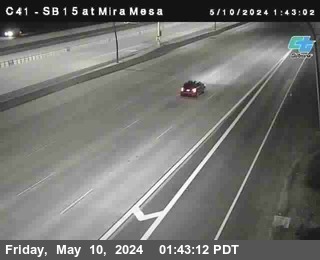 Timelapse image near (C041) SB 15 : Mira Mesa Blvd, San Diego 0 minutes ago