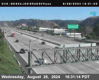 NB 805 at NB 805/5 Merge