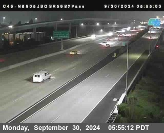 NB 805 at NB 805/5 Merge